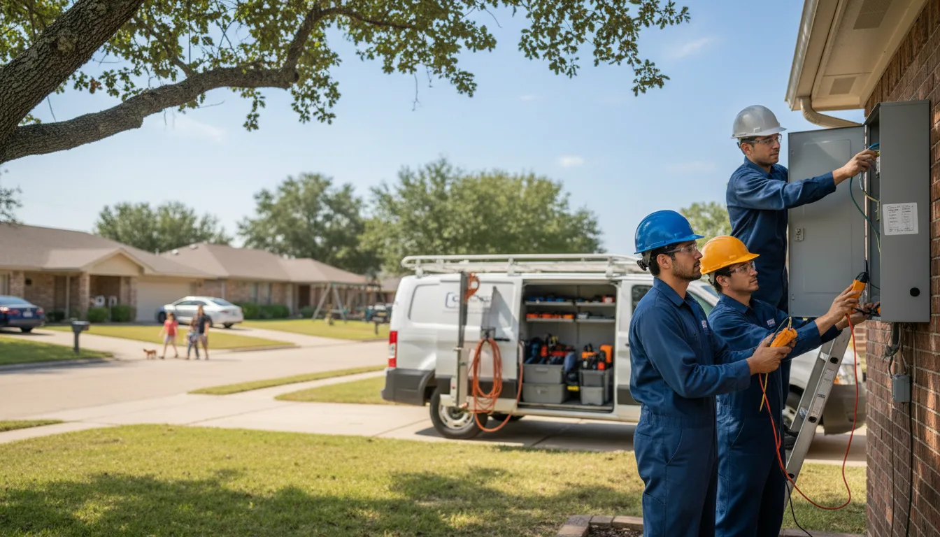 Certified electrician providing emergency electrical services in Axis, AL